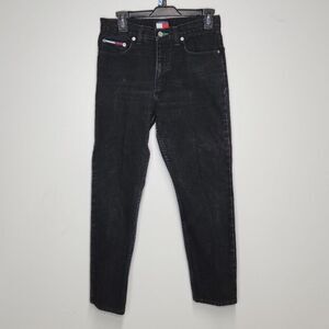 Vintage Tommy Hilfiger Black Jeans Size 7/28